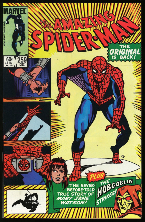 Amazing Spider-Man #259 Marvel 1984 (NM-) Origin of Mary Jane!