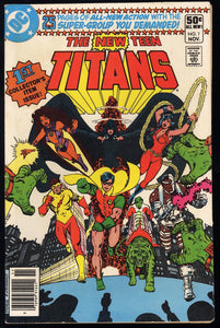 New Teen Titans #1 DC 1980 (FN-) 2nd App of the New Teen Titans!