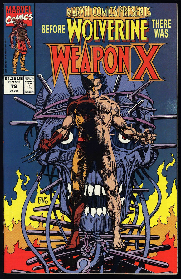 Marvel Comics Presents #72 1991 (NM) 1st Appearance of Weapon X!