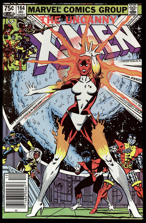Uncanny X-Men #164 1982 (VF/NM) 1st Carol Danvers as Binary! CPV!