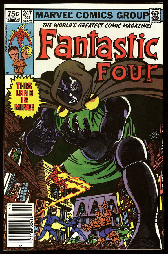 Fantastic Four #247 Marvel 1982 (VF/NM) 1st Kristoff Vernard! CPV!
