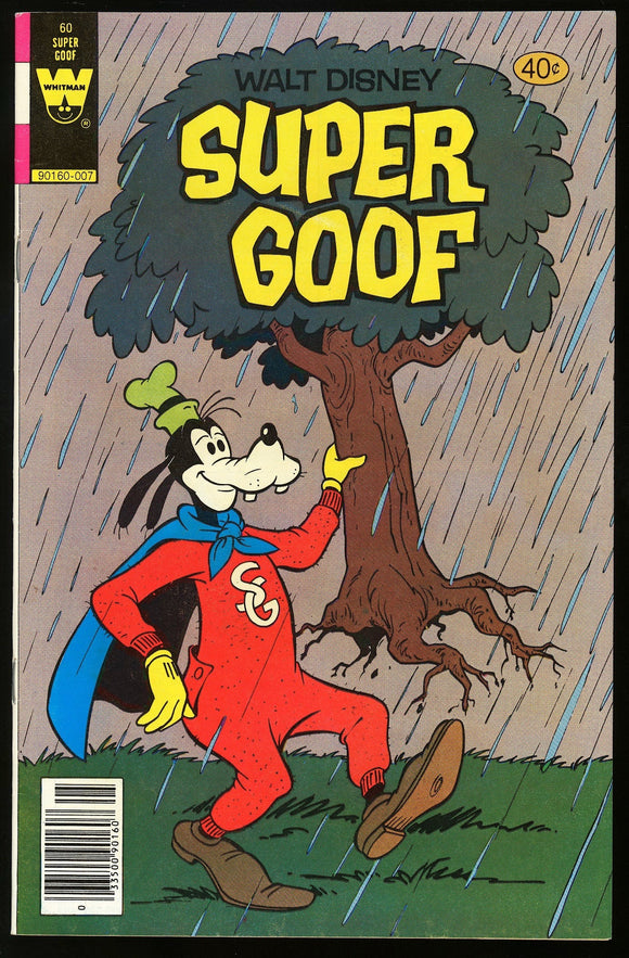 Super Goof #60 Walt Disney 1980 (VF+) RARE Whitman Variant!