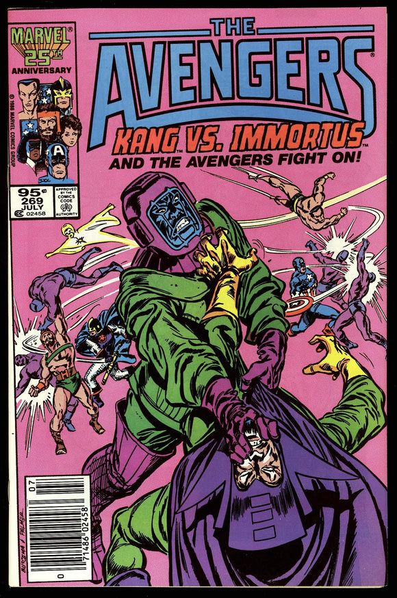 Avengers #269 Marvel 1985 (NM) Origin of Kang as Rama-Tut! CPV!