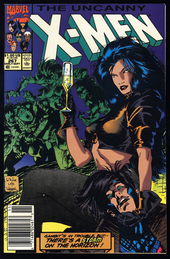 Uncanny X-Men #267 Marvel 1989 (NM) 2nd Full Gambit! NEWSSTAND!