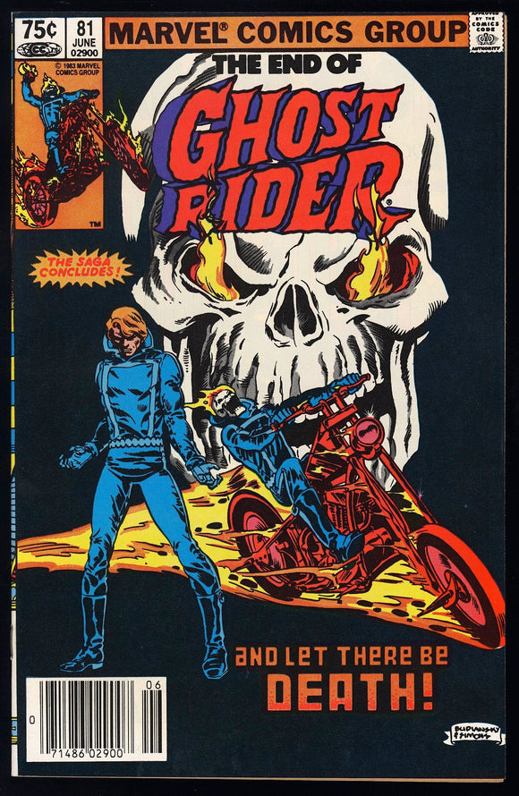 Ghost Rider #81 Marvel 1983 (NM) Final Issue Canadian Price Variant!