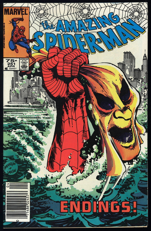 Amazing Spider-Man #251 Marvel 1984 (NM-) Canadian Price Variant!