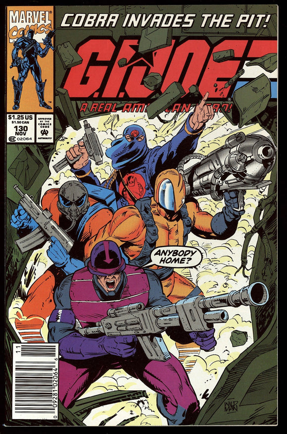 G.I. Joe A Real American Hero #130 Marvel 1992 (NM) NEWSSTAND!