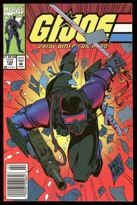 G.I. Joe A Real American Hero #133 Marvel 1993 (NM) NEWSSTAND!