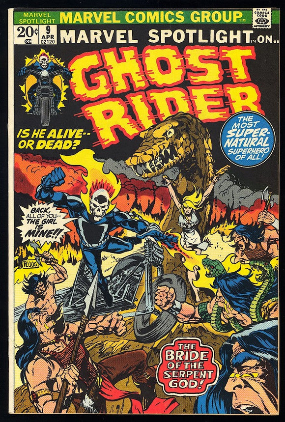 Marvel Spotlight #9 Marvel 1973 (FN+) Early Ghost Rider Appearance!