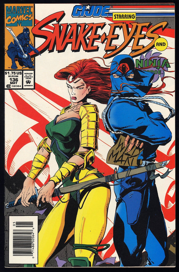 G.I. Joe A Real American Hero #136 Marvel 1993 (NM) NEWSSTAND!
