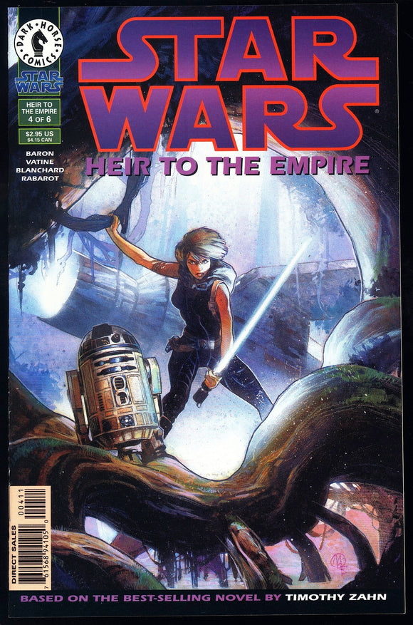 Star Wars Heir to the Empire #4 Dark Horse 1996 (NM+) 1st Mara Jade Cover!