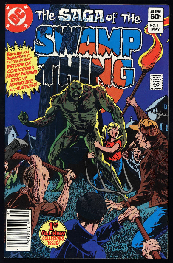 Saga of the Swamp Thing #1 DC 1982 (NM-) 1st Issue! NEWSSTAND!