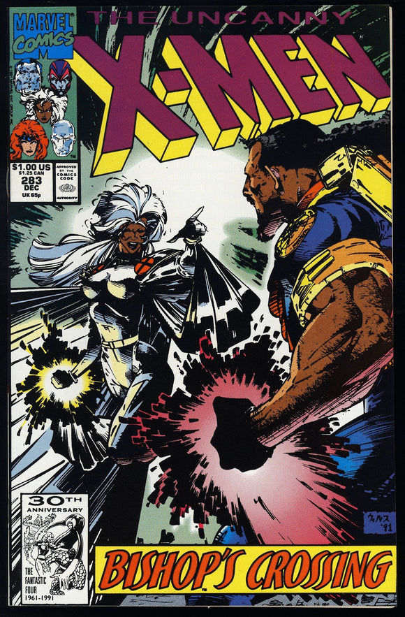 Uncanny X-Men #283 Marvel 1991 (NM+) 1st Full Appearance of Bishop!