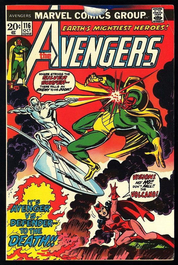 Avengers #116 Marvel 1973 (FN+) Silver Surfer Cover Appearance!