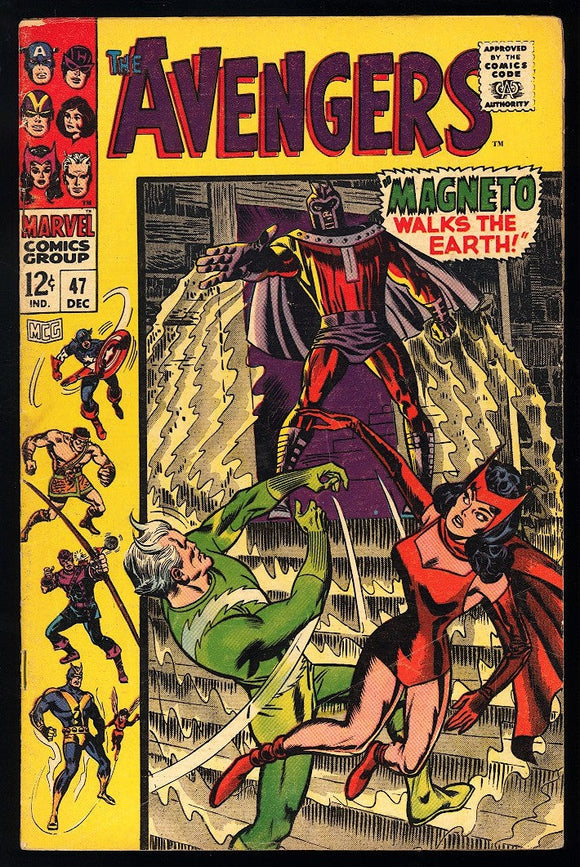 Avengers #47 Marvel 1967 (VG+) 1st Dane Whitman (Black Knight)