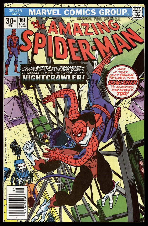 Amazing Spider-Man #161 Marvel 1976 (VF+) 1st Appearance of Jigsaw!