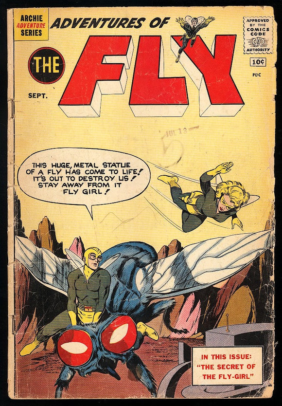 The Fly #14 Archie 1961 (GD+) 1st Appearance of Fly Girl!