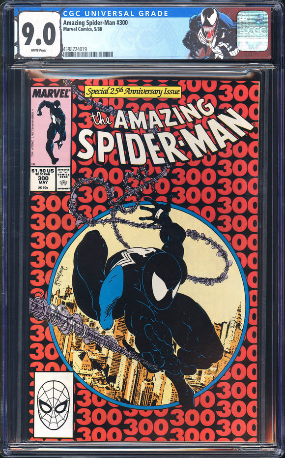 Amazing Spider-Man #300 CGC 9.0 (1988) 1st Full Appearance of Venom!