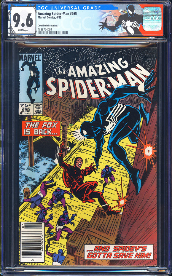 Amazing Spider-Man #265 CGC 9.6 (1985) 1st Silver Sable! CPV!