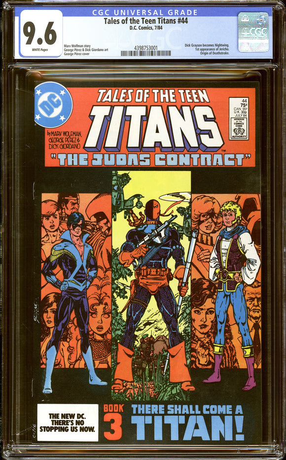 Tales of the Teen Titans #44 CGC 9.6 (1984) 1st App of Nightwing!