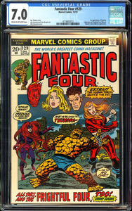 Fantastic Four #129 CGC 7.0 1st appearance of Thundra!