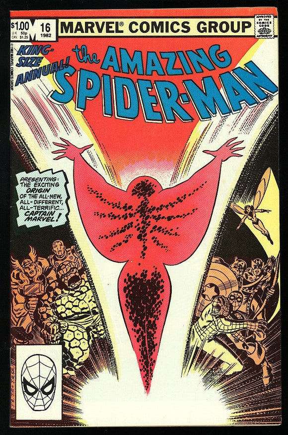 Amazing Spider-Man Annual #16 Marvel 1982 (VF-) 1st Monica Rambeau!
