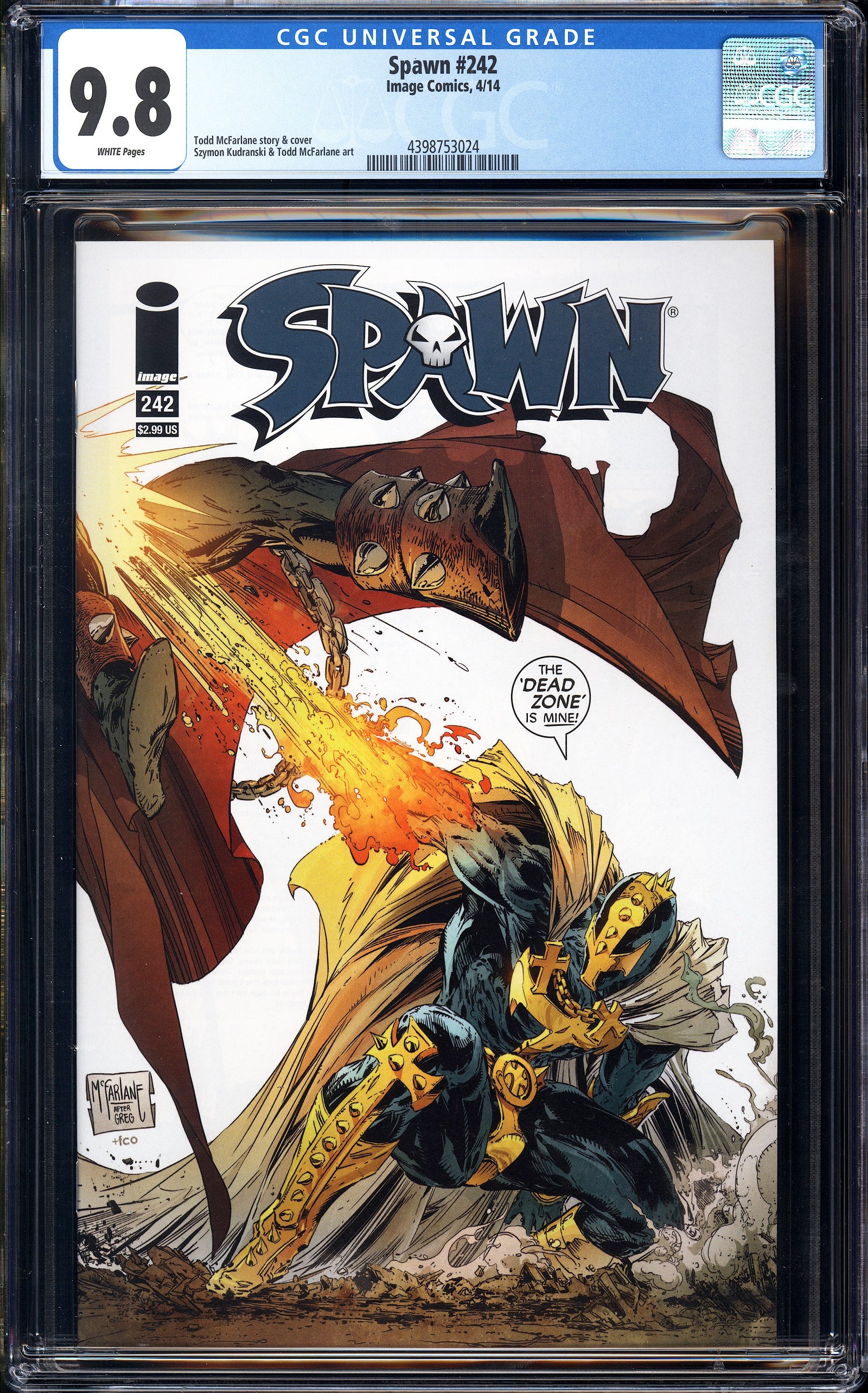 Spawn #119 - August buy 2002 (CGC 9.4) White Pages - Image Comics