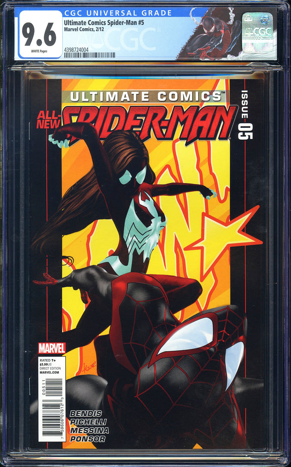 Ultimate Comics Spider-Man #5 CGC 9.6 (2012) Miles Costume Origin!