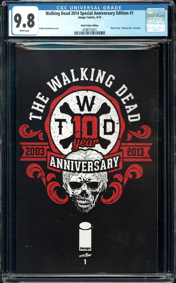 Walking Dead 2014 Special #1 CGC 9.8 (2014) Black Friday Edition!