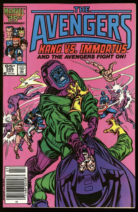 Avengers #269 Marvel 1986 (NM+) Kang as Rama-Tut Origin! CPV!