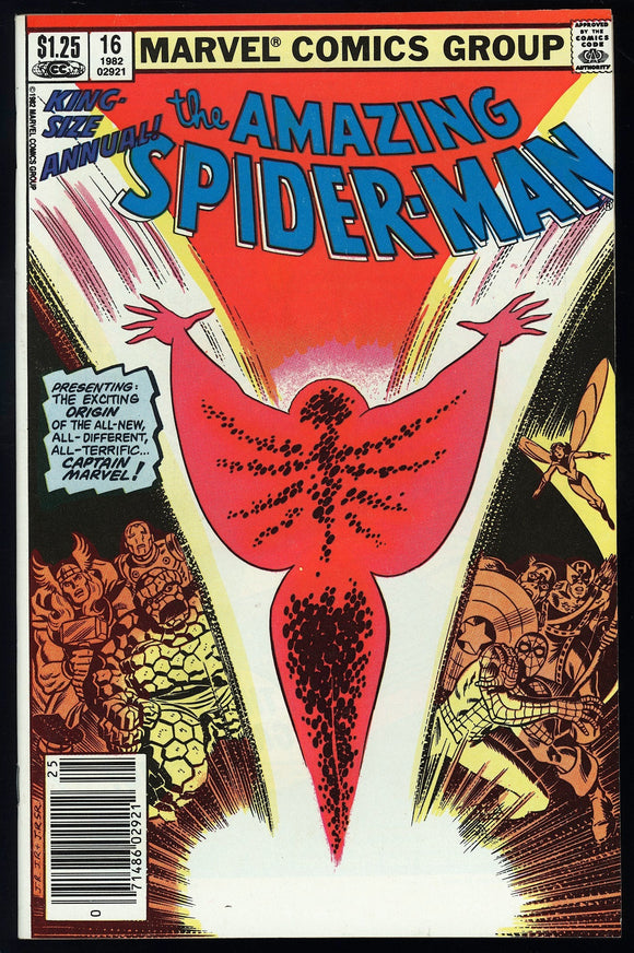 Amazing Spider-Man Annual #16 1982 (NM-) 1st Monica Rambeau! CPV!
