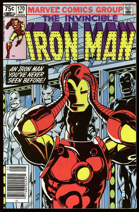 Iron Man #170 Marvel 1983 (NM-) 1st James Rhodes As Ironman! CPV!