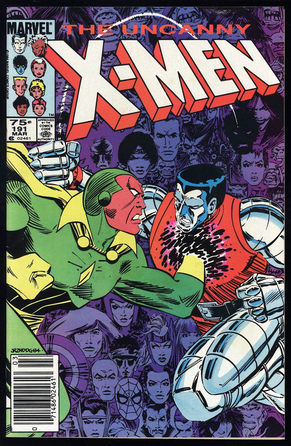 Uncanny X-Men #191 Marvel 1985 (NM-) 1st Nimrod! Canadian Price Variant!