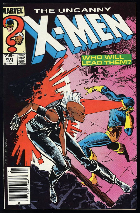 Uncanny X-Men #201 Marvel 1986 (NM-) 1st Baby Cable! CPV!