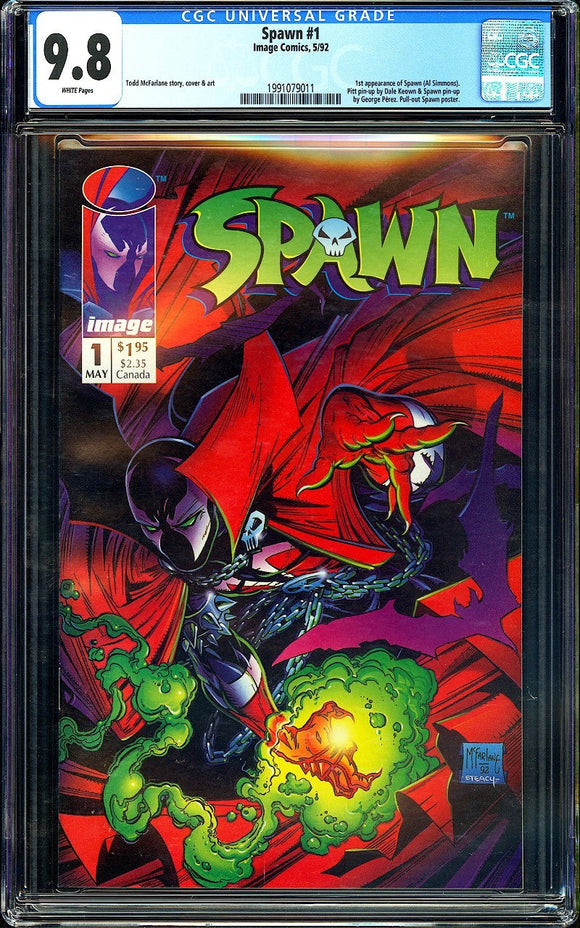 Spawn #1 CGC 9.8 (1992) 1st Appearance of Spawn! Image Comics