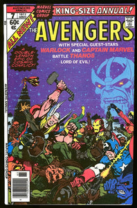 King Size Avengers #7 Marvel 1977 (NM-) 1st App of the Infinity Gems!