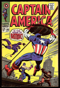 Captain America #105 Marvel Comics 1968 (FN-) Batroc App!