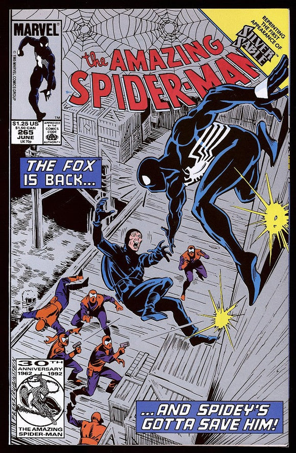 Amazing Spider-Man #265 Marvel 1985 (NM-) 1st Silver Sable! 2nd Print!