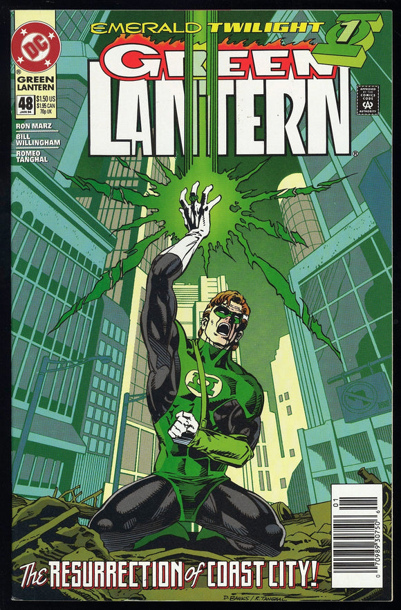 Green Lantern #48 DC 1994 (VF/NM) 1st App Kyle Rayner! NEWSSTAND!