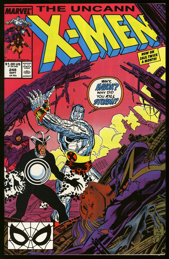 Uncanny X-Men #248 Marvel 1989 (NM) 1st Jim Lee Art on X-Men!