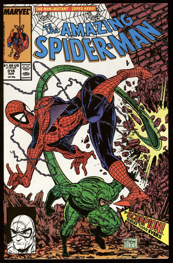 Amazing Spider-Man #318 Marvel 1989 (NM) Todd McFarlane Art!