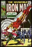 Iron Man #10 Marvel 1969 (VF+) Nick Fury & Mandarin App! HIGH GRADE