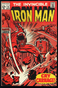 Iron Man #13 Marvel 1969 (VF+) 2nd App of the Controller! HIGH GRADE