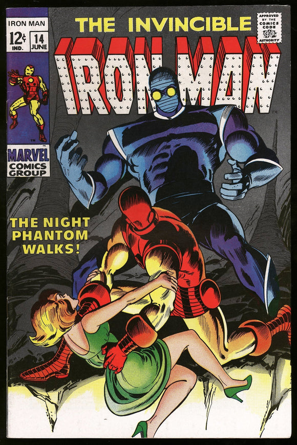Iron Man #14 Marvel 1969 (VF) 1st App of Night Phantom! HIGH GRADE