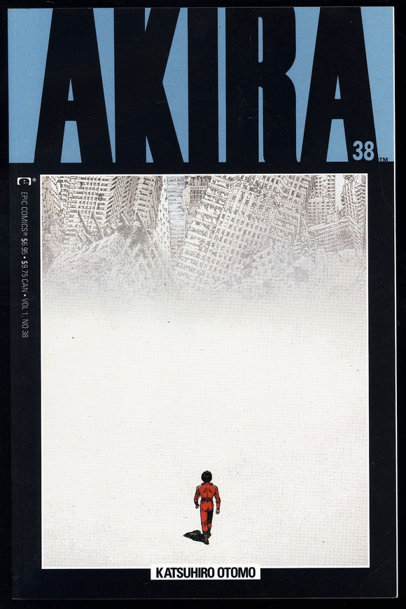Akira #38 Epic Comics 1995 (VF+) Last Issue! HTF Katsuhiro Otomo!