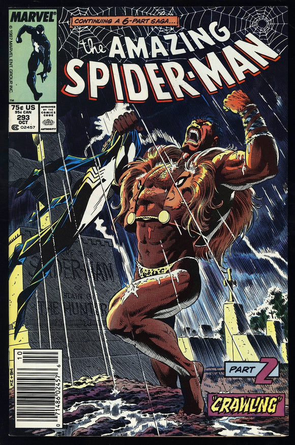 Amazing Spider-Man #293 Marvel 1987 (NM-) Part 2 NEWSSTAND!