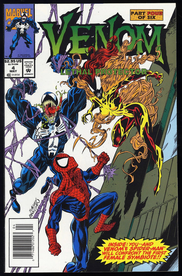 Venom Lethal Protector #4 Marvel 1993 (NM+) 1st Scream! NEWSSTAND!