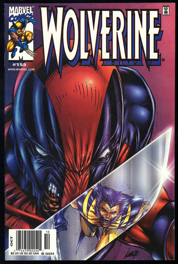 Wolverine #155 Marvel 2000 (VF/NM) Low Print Run! NEWSSTAND!