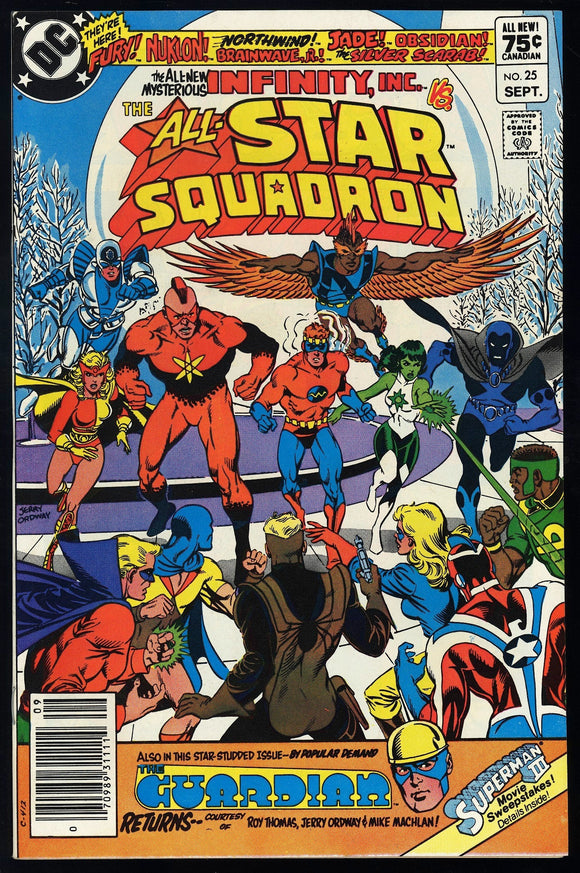 All Star Squadron #25 DC 1983 (NM-) 1st Atom Smasher & Infinity Inc! CPV!