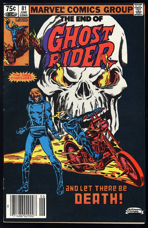 Ghost Rider #81 Marvel 1983 (VF/NM) Last Issue! Canadian Price Variant!